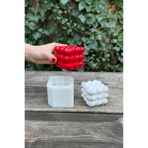 Rufus Concept Bubble Kalp Silikon Mum Kalıbı