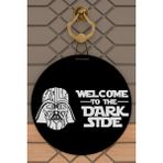 Rug Mood Modern Kapı Süsü Siyah Dark Stde Star Wars Dış Mekan Kapı Süsü