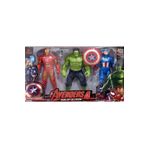RugalaAVM Marvel Avengers Figür Oyuncak Seti Avengers End Game 3’lü (HULK-İRON MAN- CAPTAN AMERİCA)
