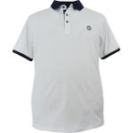 Rugatchi Büyük Beden Erkek Tişört Likralı Pike Polo Yaka - 3XL - Beyaz