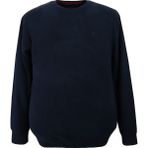 Rugatchi Erkek Büyük Beden Battal Boy Bisiklet Yaka Selanik Kazak Lacivert - 3XL