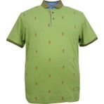 Rugatchi Erkek Büyük Beden Battal Boy Likralı Polo Yaka Tişört ( Beden Bilgisi Açıklama Bölümündedir ) - 3XL - Fıstık Yeşili