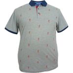Rugatchi Erkek Büyük Beden Battal Boy Likralı Polo Yaka Tişört ( Beden Bilgisi Açıklama Bölümündedir ) - 3XL - Gri