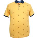 Rugatchi Erkek Büyük Beden Battal Boy Likralı Polo Yaka Tişört ( Beden Bilgisi Açıklama Bölümündedir ) - 3XL - Sarı