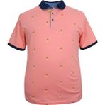 Rugatchi Erkek Büyük Beden Battal Boy Likralı Polo Yaka Tişört ( Beden Bilgisi Açıklama Bölümündedir ) - 4XL - Pembe