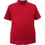 Rugatchi Erkek Büyük Beden Battal Boy Polo Yaka Düz Pike Tişört - 3XL - Kırmızı