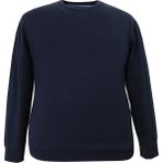 Rugatchi Erkek Büyük Beden Battal Boy Triko Kazak Lacivert Bisiklet Yaka - 3XL