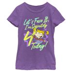 rugrats Kız Angelica 4. Doğum Günü Tişörtü, Pur Berry, Large
