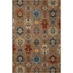 rugs modern Açık Kahve Temalı Çok Renkli Motifli Etnik Figür Desenli Vintage Dekoratif Halı 3985, 155 x 230