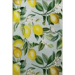 rugs modern Açık Mavi Temalı Ağaç Dalı ve Limon Desenli Modern Dekoratif Halı 2736, 100 x 250