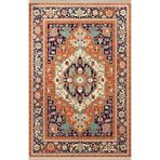 rugs modern Açık Ton Çok Renkli Geleneksel Motif Etnik Desenli Vintage Dekoratif Halı 1904, 120 x 180