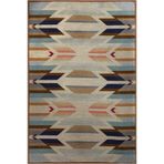 rugs modern Açık Ton Çok Renkli Soyut Geometrik Desenli Modern Dekoratif Halı 3054, 150 x 300