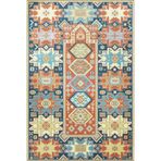 rugs modern Açık Tonlarda Yıldızlı Geometrik Desenli Dokuma Taban Halı 4254, 100 x 250