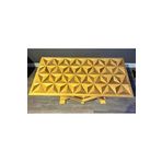 rugs modern Ahşap 3 Boyutlu Görünümünde Doğal Çam Ağacı Orta Sehpa, 107 x 54
