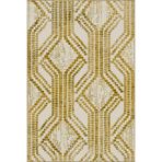 rugs modern Altın İşlemeli Duvar Temalı Desenli Dokuma Taban Halı ve Yıkanabilir Halı miravip9962, 100 x 200