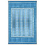 rugs modern Bahama Çok Renkli Otantik Mavi Beyaz Desenli Kilim 303, 150 x 230