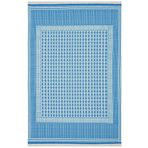 rugs modern Bahama Çok Renkli Otantik Mavi Beyaz Desenli Kilim 303, 80 x 300