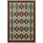 rugs modern Baklava Desenli Geometrik Dekoratif Etnik Dokuma Taban Halı 4248, 150 x 300