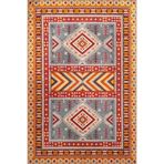 rugs modern Baklava Desenli Karışık Renkli Etnik Desenli Dokuma Taban Halı 4260, 140 x 200