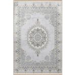rugs modern Bej Gri Temalı Geleneksel Motif Etnik Desenli Kreatif Vintage Dekoratif Halı 2391, 80 x 240