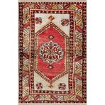 rugs modern Bej Kırmızı Temalı Geleneksel Motif Etnik Desenli Kreatif Vintage Dekoratif Halı 2478, 80 x 240