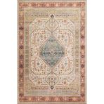 rugs modern Bej Mavi Temalı Geleneksel Motif Etnik Desenli Vintage Dekoratif Halı 3961, 120 x 180