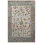 rugs modern Bej Pudra Temalı Motifli Etnik Çiçek Desenli Kreatif Vintage Dekoratif Halı 2760, 100 x 200