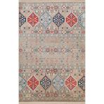 rugs modern Bej Temalı Çok Renkli Geleneksel Motif Etnik Desenli Vintage Dekoratif Halı 1938, 80 x 240