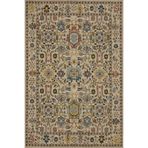 rugs modern Bej Temalı Çok Renkli Motifli Etnik Çiçek Desenli Vintage Dekoratif Halı 4502, 75 x 150