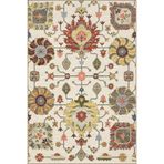 rugs modern Bej Temalı Çok Renkli Motifli Etnik Figür Desenli Vintage Dekoratif Halı 3965, 75 x 240