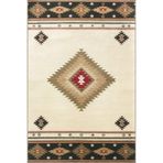 rugs modern Bej Temalı Hasır Tasarım Geometrik Desenli Vintage Dekoratif Halı 3406, 150 x 150