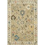 rugs modern Bej Temalı Motifli Etnik Çiçek Desenli Vintage Dekoratif Halı 4589, 100 x 100