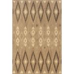 rugs modern Bej Temalı Motifli Geometrik Desenli Vintage Dekoratif Halı 4590, 120 x 180