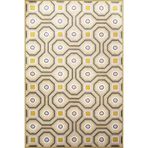 rugs modern Bej Temalı Soyut Geometrik Desenli Kreatif Modern Dekoratif Halı 3366, 155 x 230
