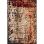 rugs modern Bej Ton Çok Renkli Soyut Etnik Desenli Modern Dekoratif Halı 3526, 140 x 200