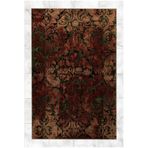 rugs modern Bej ve Bordo Temalı Geleneksel Motif Desenli Vintage Dekoratif Halı 5162, 140 x 200