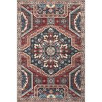 rugs modern Bordo Gri Temalı Geleneksel Motif Etnik Desenli Vintage Dekoratif Halı 3865, 100 x 300