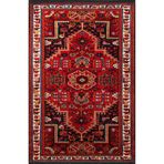 rugs modern Bordo Siyah Temalı Geleneksel Motif Etnik Çiçek Desenli Vintage Dekoratif Halı 2570, 150 x 300
