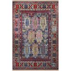 rugs modern Bordo Temalı Çok Renkli Geleneksel Motif Etnik Desenli Vintage Dekoratif Halı 2629, 100 x 250