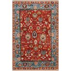 rugs modern Bordo Temalı Geleneksel Motif Etnik Desenli Saçaklı Vintage Dekoratif Halı 3185, 120 x 200