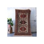 rugs modern Bordo Temalı Geleneksel Motif Etnik Desenli Vintage Dekoratif Halı 1642, 155 x 230