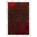 rugs modern Bordo Temalı Geleneksel Motif Etnik Desenli Vintage Dekoratif Halı 5195, mira5195-155x230