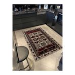 rugs modern Bordo ve Bej Renkli Antik Tasarım Serisi Kenar Detaylı Desenli Vintage Dekoratif Halı antik14, antik14-100250