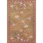 rugs modern Çiçekli Modern Kahverengi Etnik Desenli Dokuma Taban ve Dekoratif Yıkanabilir Halı miravip8613, 75 x 150