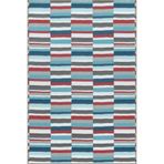 rugs modern Çok Renkli Çizgili Geometrik Desenli Kreatif Modern Dekoratif Halı 4555, 100 x 100