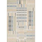 rugs modern Çok Renkli Çizgili Geometrik Desenli Kreatif Modern Dekoratif Halı 4597, 150 x 300