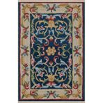 rugs modern Çok Renkli Etnik Çiçek Motif Desenli Kreatif Vintage Dekoratif Halı 2622, 120 x 200