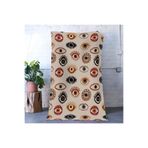 rugs modern Çok Renkli Etnik Göz Desenli Modern Dekoratif Halı 1652, 80 x 240