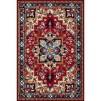 rugs modern Çok Renkli Geleneksel Geometrik Desenli Dekoratif Yıkanabilir Halı Miravip8274, 150 x 150
