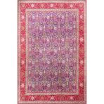rugs modern Çok Renkli Geleneksel Motif Etnik Çiçek Desenli Vintage Dekoratif Halı 3447, 120 x 120
